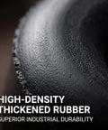 Heavy Duty 2.5 Inch Ramp Door Rubber Bumpers For Trailers With Screw And Washer Kits, high-density rubber close-up