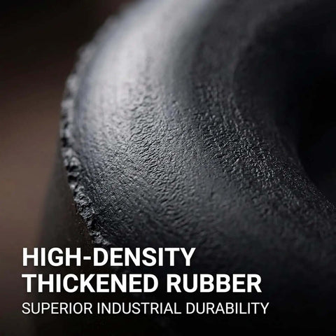 Heavy Duty 2.5 Inch Ramp Door Rubber Bumpers For Trailers With Screw And Washer Kits, high-density rubber close-up