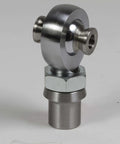 Built Tough 1.25 Inch Heim Joint Rod End Kit Left Hand Thread Chromoly Steel Heat Treated Panhard Rod close-up view.