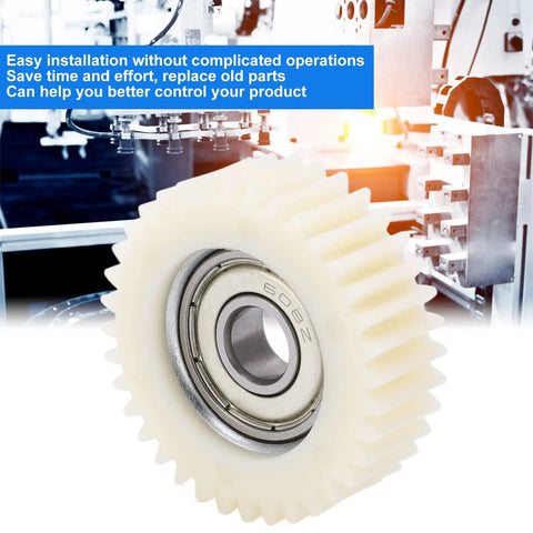 36 Tooth Nylon Gear For Electric Bike Motors Replacement Sprocket With Steel Bearing Fits 250W And 350W E Bike Motors