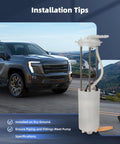Electric Fuel Pump Module Assembly For Chevy GMC CK Series Trucks 1997 1998 1999 2000 V6 4.3L V8 5.0L 5.7L 7.4L Replacement