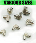 Beefy One Quarter Inch NPT Female To One Quarter Inch NPT Male 90 Degree Street Elbow Pipe Fitting 304 Stainless Steel variety sizes