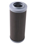Top Shelf Hydraulic Oil Filter Element GUL12A50UWDV vertical view, grey pleated design for Mazak machine tools, ensuring smooth flow performance.