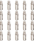 20 Piece Shelf Bracket Pegs Set for Cabinets and Wardrobes, Heavy Duty Metal Shelf Pins for Easy Install, Durable Cabinet Hardware