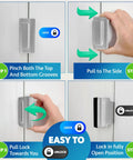 Steps to install Door Reinforcement Lock Two Pack Heavy Duty Front Door Security That Withstands Up To Eight Hundred Pounds
