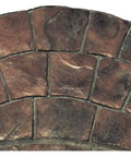 Stamped concrete pattern using Autumn Brown Color Release Agent For Concrete Texture Mats And Rollers, 5 Gallon, No Stick For Texture Mats.