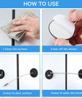 Installation steps for Eight Piece Refrigerator Locks With Ten Keys For Kids And Grownups Fridge Lock And Drawer Freezer Door Lock