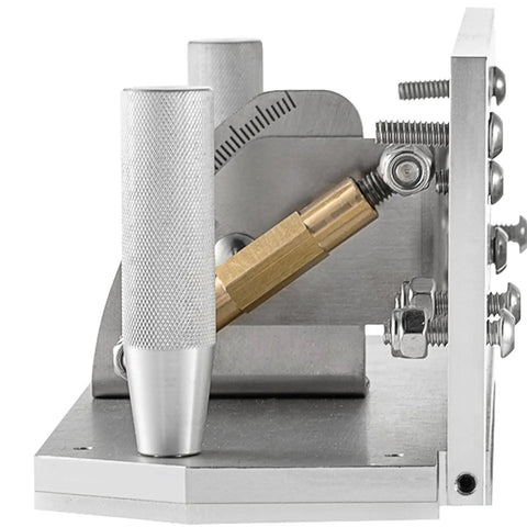 Beefy Dual Handles Belt Knife Grinder Jig 9.8 Inch Sharpening Locator Adjustable 85 To 115 Degree Angle Knife Making Guide aluminum frame