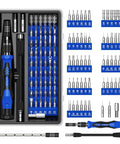 61 In 1 Precision Screwdriver Set With 57 Bits And Magnetic Extension Rod for electronics in blue chrome vanadium steel
