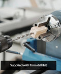 Pro Grade Pen Making Tools Kit With Mandrel Saver And 7Pc Universal Barrel Trimming System for MT2 Woodturning Lathes with 7mm drill bit