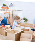 Doitool 3 Pack Nonslip Tape Cutting Machines For Food Bags in a home setting with cardboard boxes and family.