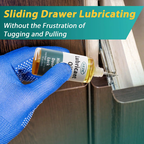 Door Hinge Lubricant And Pivot Oil To Stop Squeaks, Lock, Knife, Scissors And Watch Parts, Synthetic Pocket Knife Lube applied