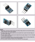 AMS1117 3.3V DC To DC Buck Regulator Module With LED Indicator 4.75V To 12V Input Fixed 3.3V Output, multiple views