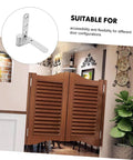 Durable Stainless Steel Heavy Duty Pivot Hinges For Hidden Doors With Concealed Design shown on swinging wooden doors