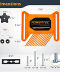 Universal Featherboard Kit For Table Saw Router And Band Saw Fits Miter Slots To Knock Out Kickback Comes Loaded With Brackets dimensions