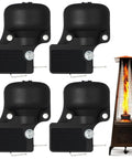 Four Piece Patio Heater Replacement Parts Micro Anti Tilt Dump Switch for Propane Gas Outdoor Heaters with Two Terminals Safe Shutoff