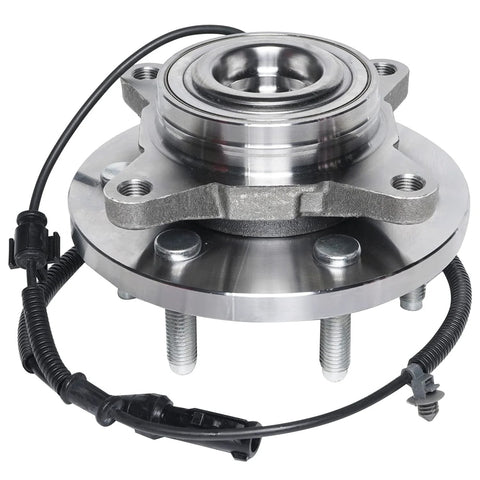 Front Wheel Bearing Hubs Assembly Kit For 2009 2010 Ford F150 RWD With ABS Sensor 6 Bolt Front Hubs Replacement Pair Includes Both Front Wheel Bearings And Hubs