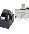 4.7 Ohm PTC Starter Relay 3 Pin Replacement For Mini Fridges And Wine Coolers Plug And Play Fits QP2 4R7 Overload Protector