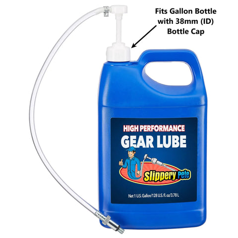 Gear Oil Pump For Lower Unit On Marine Outboards, Handles Wide Mouth Quart Bottles, Includes Three Eighths Inch Swivel