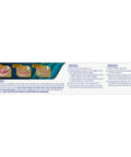 Instructional guide showing how to apply and remove Four Two Point Two Ounce Tubes All In One Zinc Free Denture Adhesive Cream Four Pack Delivers Twelve Hour Hold For Strong Bite Power And No Food Under Dentures After Eating.