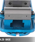 Heavy Duty 6 Inch Milling Vise Bench Clamp With 360 Degree Swivel Base High Precision CNC Vise for Metalworking, solid base view
