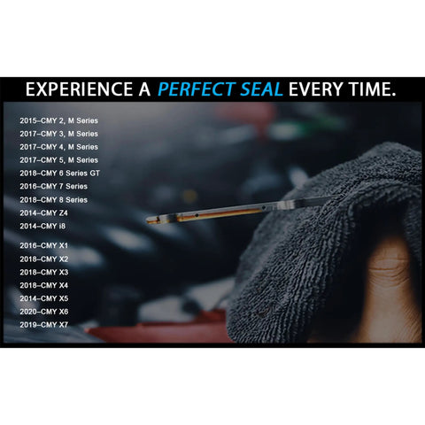 Copper Oil Drain Plug Washers 12mm Crush Gaskets For Leak Proof Sealing Oil Plug Seal Kit For BMW dipstick image