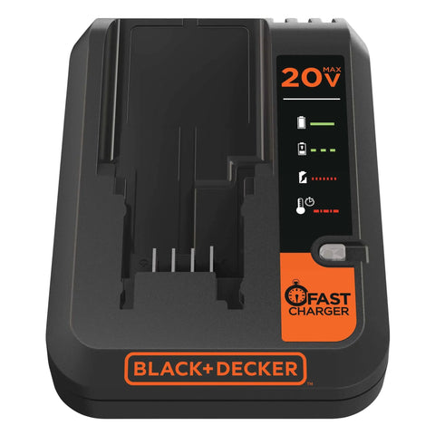 20V Max Lithium Battery Charger With 2 Amp Output For PowerConnect 12V Max And 20V Max Batteries showing front view