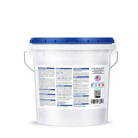 Back view of Pro Grade Paint Remover container, showing detailed instructions and barcode.
