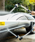 16 Inch Metal Watering Wand With 9 Spray Patterns, Built Tough Garden Hose Nozzle cleaning car with rotating sprayer