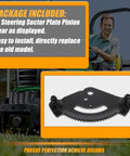 Steering Gear Plate With Pinion Gear Replaces 7171550F 7171550 7171554 for Cub Cadet and Troy Bilt tractors on lawn