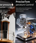 Premium Full Automatic Espresso Coffee Machine With Built In Grinder And 20 Bar Pressure for espresso extraction in action.