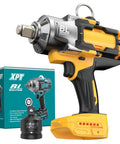 Top Tier Cordless Impact Wrench 3/4 Inch Hella Powerful 1475 Foot Pounds Raw Torque Brushless Motor Three Speed Modes with adapter