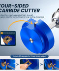 PVC Pipe Reamer Kit Four Piece Socket Saver Tool For Three Quarter Inch One Inch One And One Half Inch And Two Inch Heads