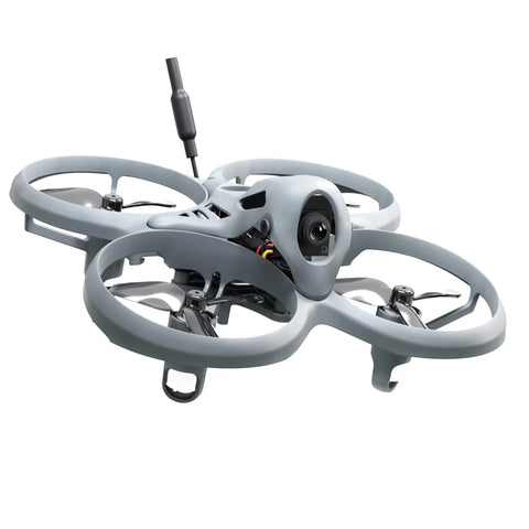 Lite FPV Drone With Camera RTF Kit Goggles and Remote, ultra-light 37g drone, close-up view, featuring ERLS RunCam Nano 3 VTX.