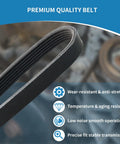 Premium Engine Belt Tensioner Serpentine Idler Pulley Kit 39269 For Cars Trucks Check Fitment Ensures Reliable Drive No Belt Slippage Noise Heavy Duty Keeps Ride Tight Easy Install Quality Parts Restore Power Save Money Daily Driving Keeps Transport. black serpentine belt close-up