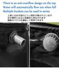 Heavy Duty Rain Barrel 1000L Storage Tank For Outdoor Use, Rugged Fabric Construction, anti-overflow feature