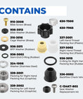 All In One Wall Hydrant Service Kit For Outdoor Faucets With Vacuum Breaker Included And Easy Replacement Handle Part Fits 500 400 300 Series with parts diagram