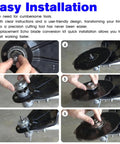 Weed Trimmer Blade Conversion Kit For Echo SRM Series Brush Blade Adapter installation process, step-by-step guide.