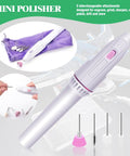 Mini polisher with interchangeable attachments for the Gundam Hobby Modeling Tool Kit 28Pcs For Builders And Hobbyists.