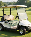 Universal Golf Cart Seat Cover Towel Blanket For 2 Seat Carts EZGO Yamaha Club Car and more no slip easy to clean green
