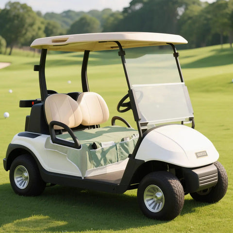 Universal Golf Cart Seat Cover Towel Blanket For 2 Seat Carts EZGO Yamaha Club Car and more no slip easy to clean green
