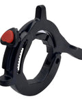 Solid Motorcycle Throttle Cruise Control Lock With Adjustable Abs Mount For 1 2 To 1 5 Inch Tubes Universal fit, black ABS clamp for steady grip.