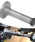 Rugged 38mm Hole Lathe Spindle Replacement for Mini Lathes, hollow headstock in steel, fits 8x16, 210x400, 210x750 models.