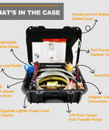 12V Gas And Diesel Fuel Transfer Pump Delivers Up To 30 Gallons Per Hour With A 6-Foot Lift Includes 11.5-Foot Cigarette-Lighter Power Cord