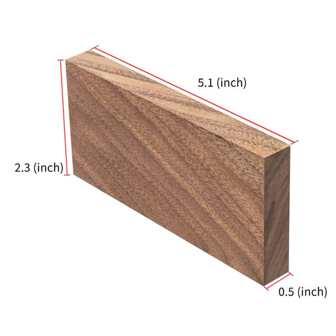 Two Pack Walnut Wood Knife Handle Blanks Square Turning Blanks For DIY Tools And Instrument Making Top Shelf Walnut Wood