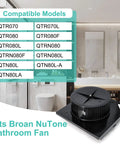 Replacement Bathroom Exhaust Fan Motor Assembly For Broan Nutone QTN80L QTR080 QTR070L QTR070 QTRN080L QTN80LA on bathroom counter