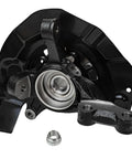 Front Two Piece Steering Knuckles and Wheel Hub Bearings Replacement Kit for Lexus RX330 RX350 RX400h and Toyota Highlander Hybrid 2004-2009 OEM-Grade