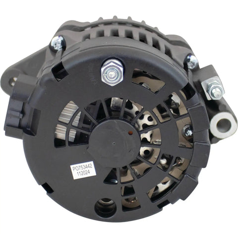 Indmar Marine Alternator 11SI 95 Amp 12V Replacement showing black casing and metal components