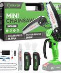 Six Inch Cordless Mini Chainsaw With 2025 Upgraded Copper Motor For Fast Clean Cuts In The Yard And Garden Portable Electric Chain Saw