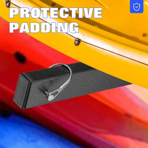 Rock Solid Freestanding Kayak Rack Dang Right Tough Heavy Duty Weatherproof Outdoor Storage Platform For Three Kayaks Sup Canoe Paddleboard Black Zero Fuss Setup